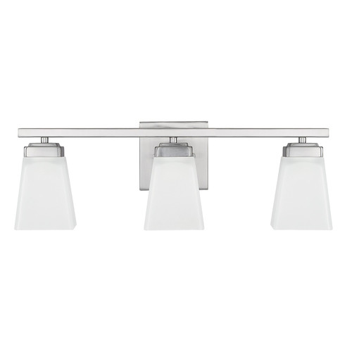 Capital Lighting Baxley Three Light Vanity in Brushed Nickel - 114431BN-334 Capital Lighting Baxley Three Light Vanity in Brushed Nickel - 114431BN-334
