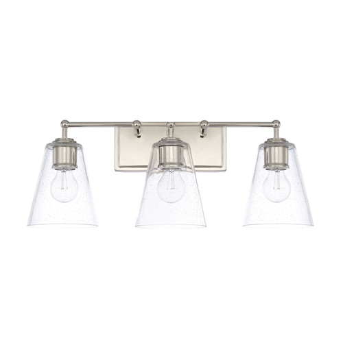 Capital Lighting Murphy Three Light Vanity in Polished Nickel - 121731PN-463 Capital Lighting Murphy Three Light Vanity in Polished Nickel - 121731PN-463