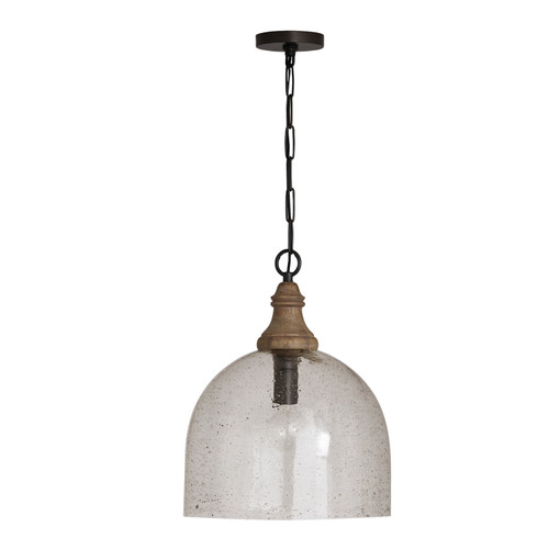 Capital Lighting Inglewood One Light Pendant in Grey Wash and Dark Pewter - 336011YP-484 Capital Lighting Inglewood One Light Pendant in Grey Wash and Dark Pewter - 336011YP-484