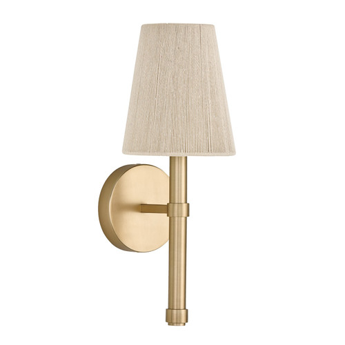 Capital Lighting Mira One Light Wall Sconce in Matte Brass - 654511MA