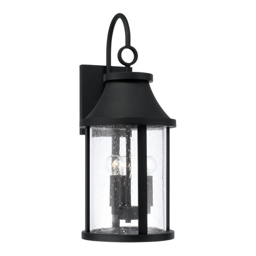Capital Lighting Bridger Three Light Outdoor Wall Lantern in Black - 953631BK Capital Lighting Bridger Three Light Outdoor Wall Lantern in Black - 953631BK