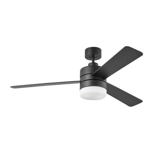 Generation Lighting Era 52" Ceiling Fan in Midnight Black - 3ERAR52MBKD Generation Lighting Era 52" Ceiling Fan in Midnight Black - 3ERAR52MBKD