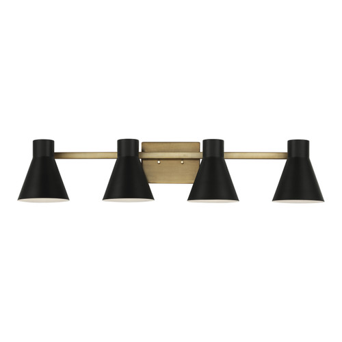 Generation Lighting Towner Four Light Wall / Bath in Satin Brass - 4441304-848 Generation Lighting Towner Four Light Wall / Bath in Satin Brass - 4441304-848