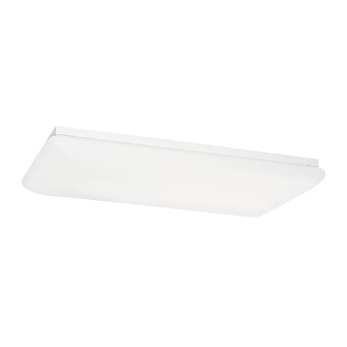 Generation Lighting Fluorescent Ceiling Four Light Flush Mount in White - 59271LE-15 Generation Lighting Fluorescent Ceiling Four Light Flush Mount in White - 59271LE-15
