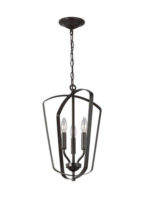 Generation Lighting Romee Three Light Hall / Foyer in Bronze - 5134903EN-710 Generation Lighting Romee Three Light Hall / Foyer in Bronze - 5134903EN-710