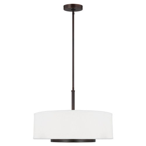 Generation Lighting Nance Three Light Pendant in Bronze - 6628003EN3-710 Generation Lighting Nance Three Light Pendant in Bronze - 6628003EN3-710
