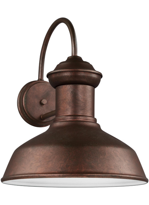Generation Lighting Fredricksburg One Light Outdoor Wall Lantern in Weathered Copper - 8647701-44/T Generation Lighting Fredricksburg One Light Outdoor Wall Lantern in Weathered Copper - 8647701-44/T