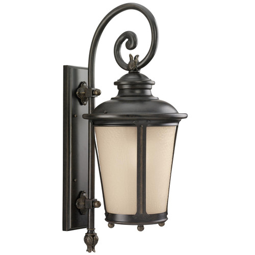 Generation Lighting Cape May One Light Outdoor Wall Lantern in Burled Iron - 88242EN3-780 Generation Lighting Cape May One Light Outdoor Wall Lantern in Burled Iron - 88242EN3-780