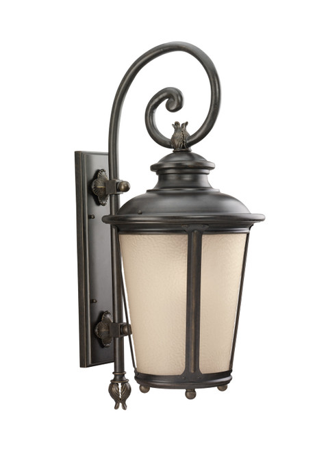 Generation Lighting Cape May One Light Outdoor Wall Lantern in Burled Iron - 88243EN3-780 Generation Lighting Cape May One Light Outdoor Wall Lantern in Burled Iron - 88243EN3-780