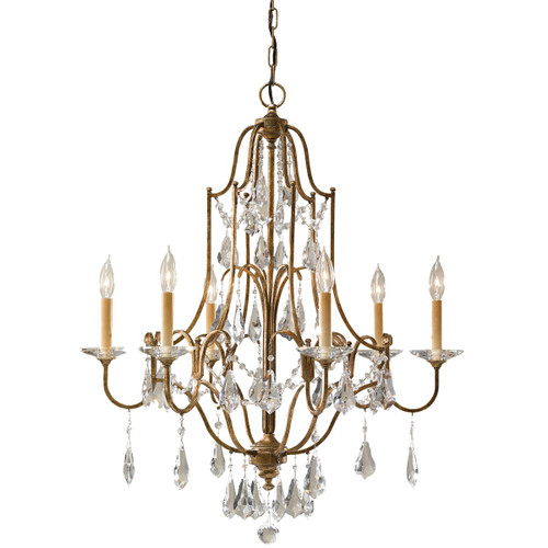 Generation Lighting Valentina Six Light Chandelier in Oxidized Bronze - F2478/6OBZ Generation Lighting Valentina Six Light Chandelier in Oxidized Bronze - F2478/6OBZ