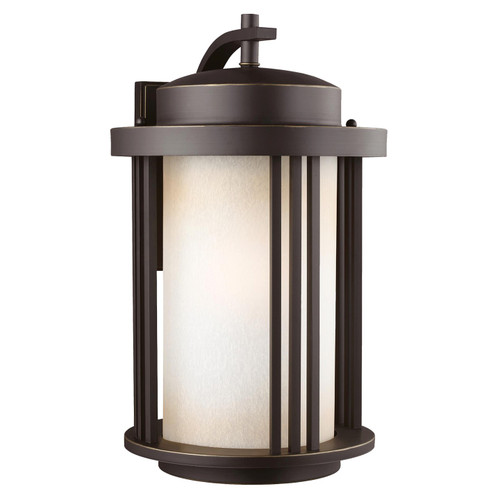 Generation Lighting Crowell One Light Outdoor Wall Lantern in Antique Bronze - 8847901-71 Generation Lighting Crowell One Light Outdoor Wall Lantern in Antique Bronze - 8847901-71