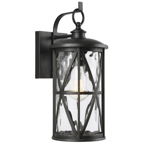 Generation Lighting Millbrooke One Light Outdoor Wall Lantern in Antique Bronze - OL15201ANBZ