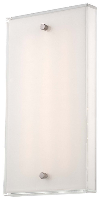 George Kovacs Framework LED Wall Sconce in Brushed Nickel - P1142-084-L George Kovacs Framework LED Wall Sconce in Brushed Nickel - P1142-084-L