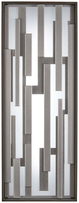George Kovacs Bars LED Pocket in Bronze W/Silver - P1272-650-L George Kovacs Bars LED Pocket in Bronze W/Silver - P1272-650-L