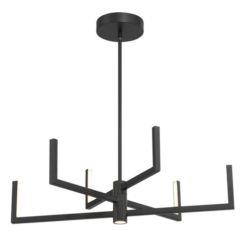 George Kovacs Arrticular LED Chandelier in Coal - P1476-66A-L George Kovacs Arrticular LED Chandelier in Coal - P1476-66A-L