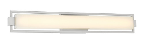 George Kovacs Opening Act LED Vanity Light in Brushed Nickel - P5352-2-084-L George Kovacs Opening Act LED Vanity Light in Brushed Nickel - P5352-2-084-L