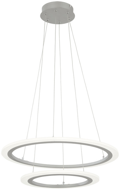George Kovacs Discovery LED Pendant in Silver - P8142-609-L