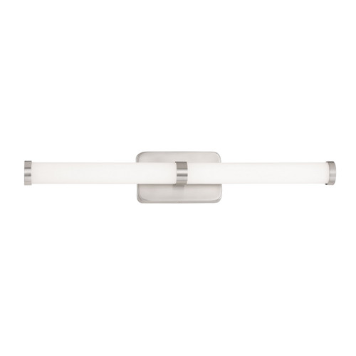 George Kovacs Loupe LED Vanity Light in Brushed Nickel - P575-084-L George Kovacs Loupe LED Vanity Light in Brushed Nickel - P575-084-L