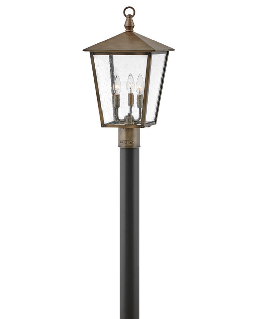 Hinkley Huntersfield LED Post Top or Pier Mount Lantern in Burnished Bronze - 14061BU