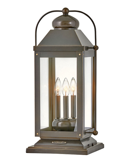 Hinkley Anchorage LED Pier Mount in Light Oiled Bronze - 1857LZ-LV Hinkley Anchorage LED Pier Mount in Light Oiled Bronze - 1857LZ-LV