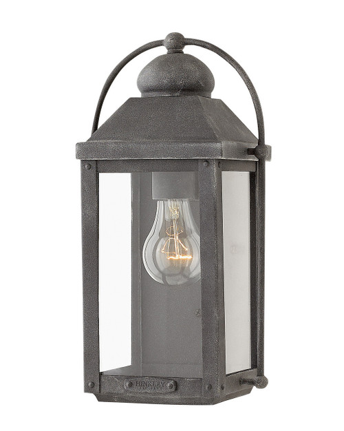 Hinkley Anchorage LED Wall Mount in Aged Zinc - 1850DZ-LL