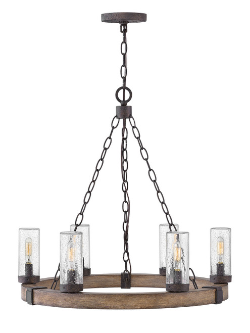 Hinkley Sawyer LED Outdoor Chandelier in Sequoia - 29206SQ-LL