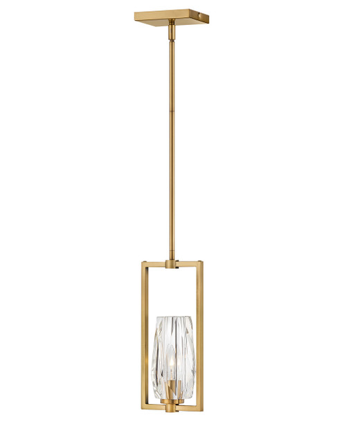 Hinkley Ana LED Pendant in Heritage Brass - 38257HB