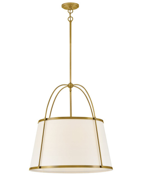 Hinkley Clarke LED Chandelier in Lacquered Dark Brass - 4895LDB-OW