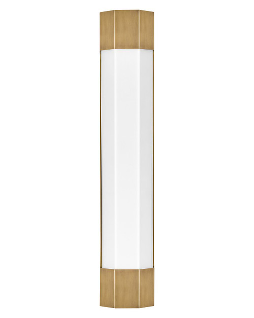 Hinkley Facet LED Wall Sconce in Heritage Brass - 51392HB