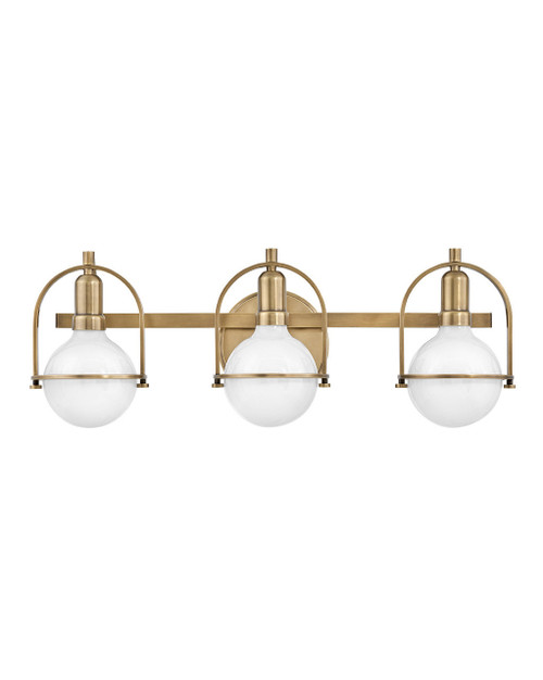Hinkley Somerset LED Vanity in Heritage Brass - 53773HB