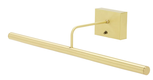 House of Troy Slim-line LED Picture Light in Satin Brass - BSLED24-51 House of Troy Slim-line LED Picture Light in Satin Brass - BSLED24-51