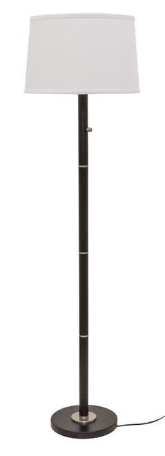 House of Troy Rupert Three Light Floor Lamp in Black - RU703-BLK