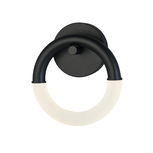 Justice Designs Acryluxe LED Wall Sconce in Matte Black - ACR-4201-FRST-MBLK Justice Designs Acryluxe LED Wall Sconce in Matte Black - ACR-4201-FRST-MBLK