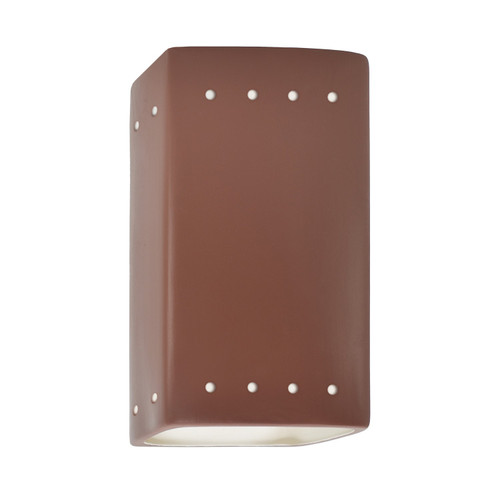 Justice Designs LED Open Top & Bottom  - CER-0925-CLAY-LED1-1000