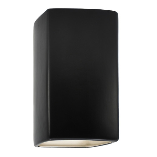 Justice Designs Ambiance Lantern in Carbon - Matte Black - CER-0950-CRB