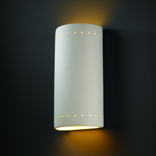 Justice Designs Ambiance Lantern in Bisque - CER-1195-BIS