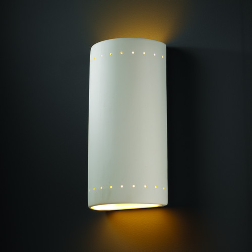 Justice Designs Ambiance Lantern in Bisque - CER-1195W-BIS