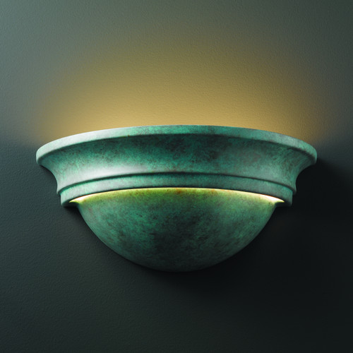 Justice Designs Ambiance Lantern in Verde Patina - CER-1515-PATV
