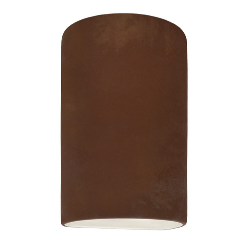 Justice Designs Ambiance Lantern in Real Rust - CER-1265-RRST