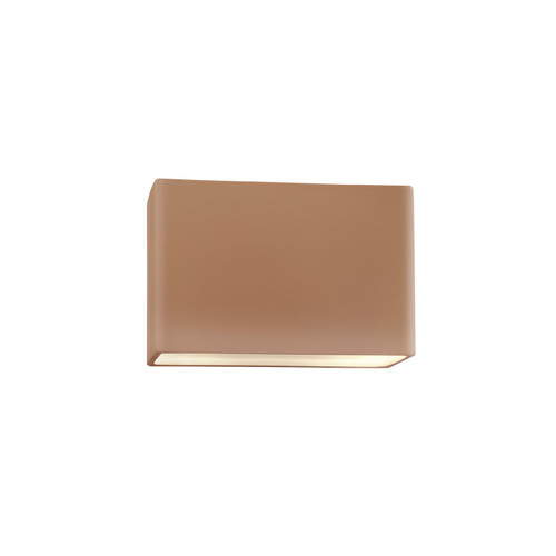 Justice Designs Ambiance One Light Wall Sconce in Adobe - CER-5645-ADOB