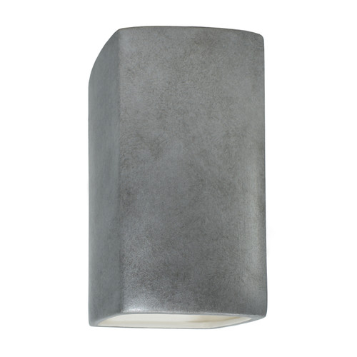 Justice Designs Ambiance Wall Sconce in Antique Silver - CER-5915-ANTS