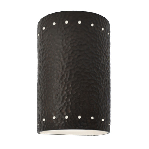 Justice Designs Ambiance LED Wall Sconce in Hammered Iron - CER-5990W-HMIR-LED1-1000