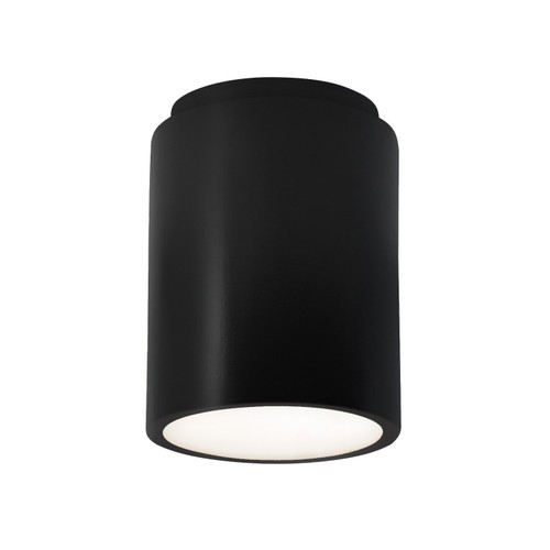 Justice Designs Radiance LED Flush-Mount in Carbon - Matte Black - CER-6100W-CRB-LED1-1000