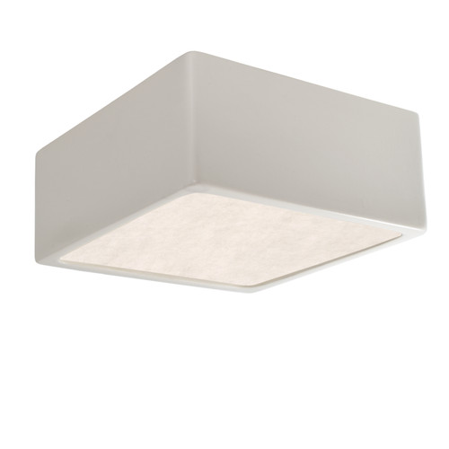 Justice Designs Radiance LED Flush-Mount in Matte White - CER-6295-MAT