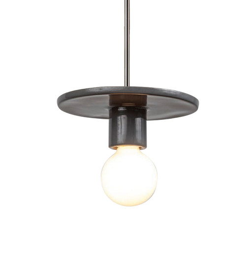 Justice Designs Radiance One Light Pendant in Gloss Grey - CER-6320-GRY-CROM-RIGID