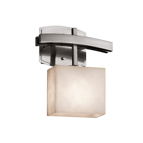 Justice Designs Clouds One Light Wall Sconce in Brushed Nickel - CLD-8597-55-NCKL Justice Designs Clouds One Light Wall Sconce in Brushed Nickel - CLD-8597-55-NCKL