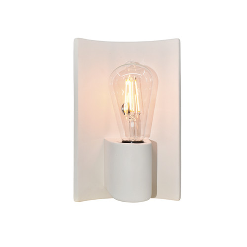 Justice Designs Ambiance One Light Wall Sconce in Bisque - CER-7061-BIS-NCKL Justice Designs Ambiance One Light Wall Sconce in Bisque - CER-7061-BIS-NCKL