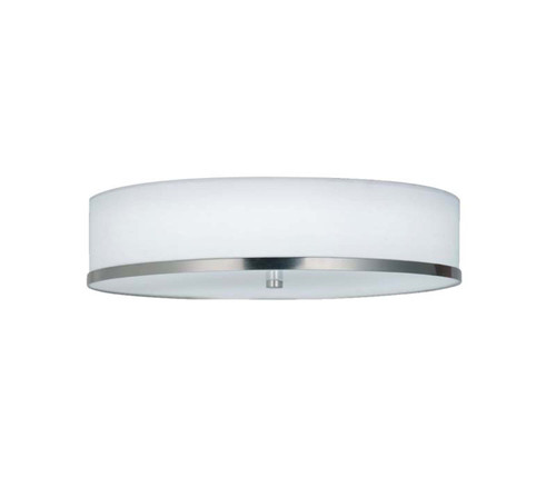 Justice Designs Textile LED Flush-Mount in Brushed Nickel - FAB-4460-WHTE-NCKL Justice Designs Textile LED Flush-Mount in Brushed Nickel - FAB-4460-WHTE-NCKL