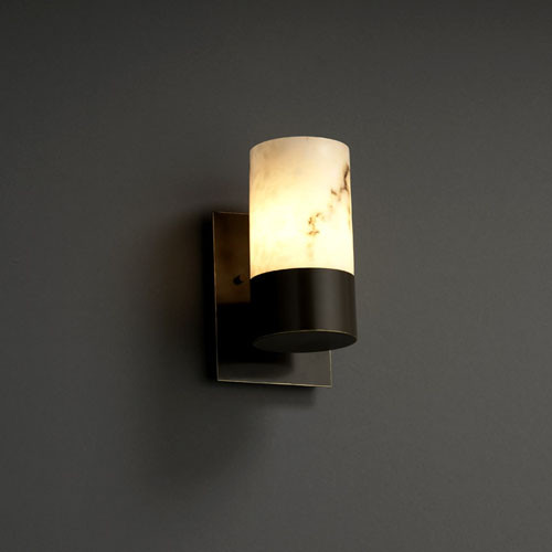 Justice Designs LumenAria One Light Wall Sconce in Dark Bronze - FAL-8761-10-DBRZ Justice Designs LumenAria One Light Wall Sconce in Dark Bronze - FAL-8761-10-DBRZ