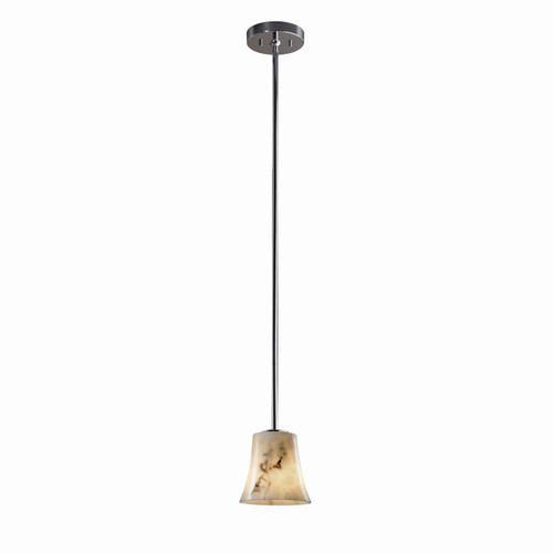 Justice Designs LumenAria One Light Pendant in Brushed Nickel - FAL-8815-20-NCKL-RIGID Justice Designs LumenAria One Light Pendant in Brushed Nickel - FAL-8815-20-NCKL-RIGID
